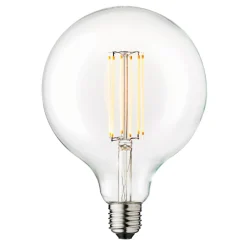 LED lamp Globe, E27, Ø 12,5cm, 3,5W, 2.200K, dimbaar