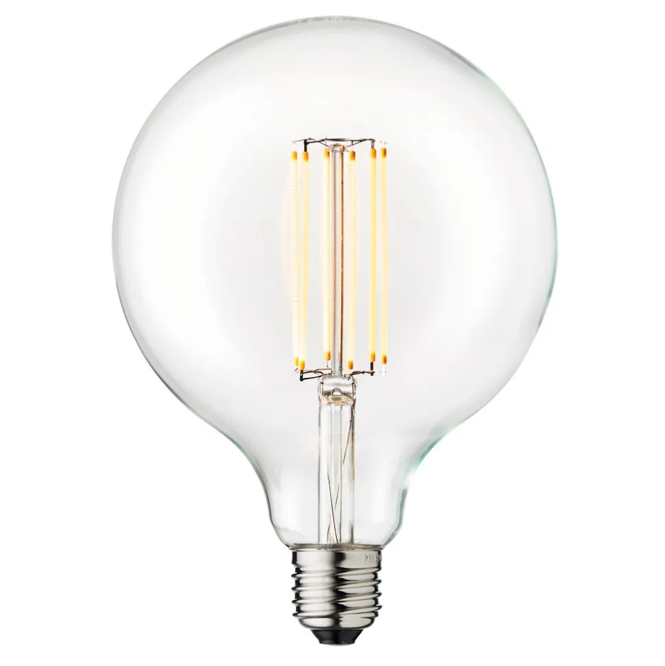 LED lamp Globe, E27, Ø 12,5cm, 3,5W, 2.200K, dimbaar
