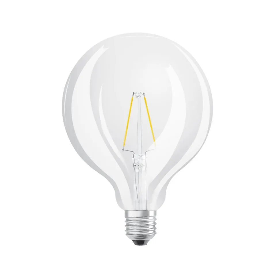 LED lamp Globe G125 E27, 2,5 W heldere gloeidraad 2.700 K