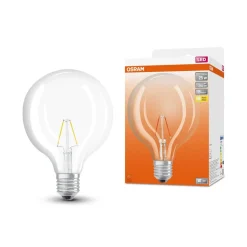 LED lamp Globe G125 E27, 2,5 W heldere gloeidraad 2.700 K