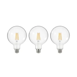 LED lamp gloeidraad helder E27 G125 3,8W 2700K 806lm 3er