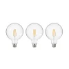 LED lamp gloeidraad helder E27 G125 3,8W 3000K 806lm 3er