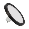 LED lamp GU10 9W CCT 2.700/4.000K Ø14,5cm zwart