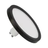 LED lamp GU10 7W CCT 2.700/4.000K Ø11cm zwart