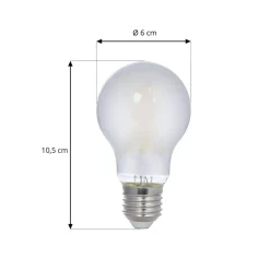 LED lamp, mat, E27, 5W, 3000K, 1060 lm