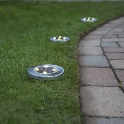 LED lamp op zonne-energie Lawnlight, m. grondspies