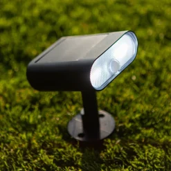 LED lamp op zonne-energie Ginbo voor wand en vloer