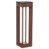 LED lamp op zonne-energie Borne sensor 45cm corten