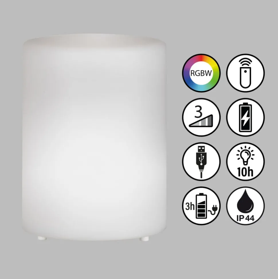 LED lamp op zonne-energie Ceppo 3000K RGB dim wit