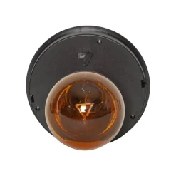 LED lamp op zonne-energie Marron, hoogte 40 cm, bruin, metaal, USB-C