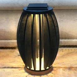 LED lamp op zonne-energie Pastek van teak