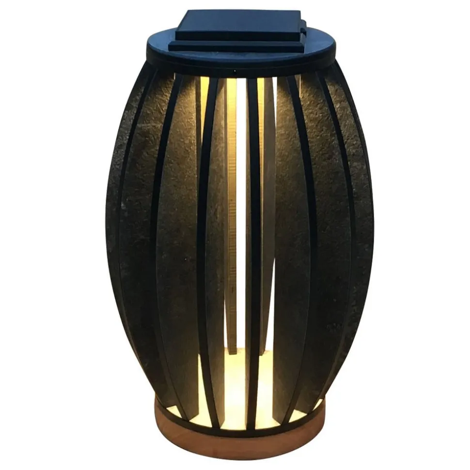 LED lamp op zonne-energie Pastek van teak