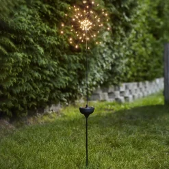 LED lamp op zonne-energie Firework met grondspies