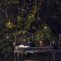 LED lamp op zonne-energie Firework met grondspies