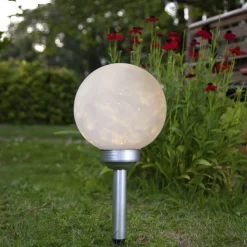 LED lamp op zonne-energie Lunay, draaiende lamp
