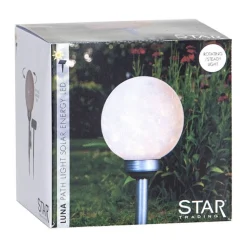 LED lamp op zonne-energie Lunay, draaiende lamp