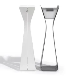 LED lamp op zonne-energie Osmoz van aluminium, wit