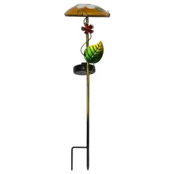 LED lamp op zonne-energie Salona, geel/groen