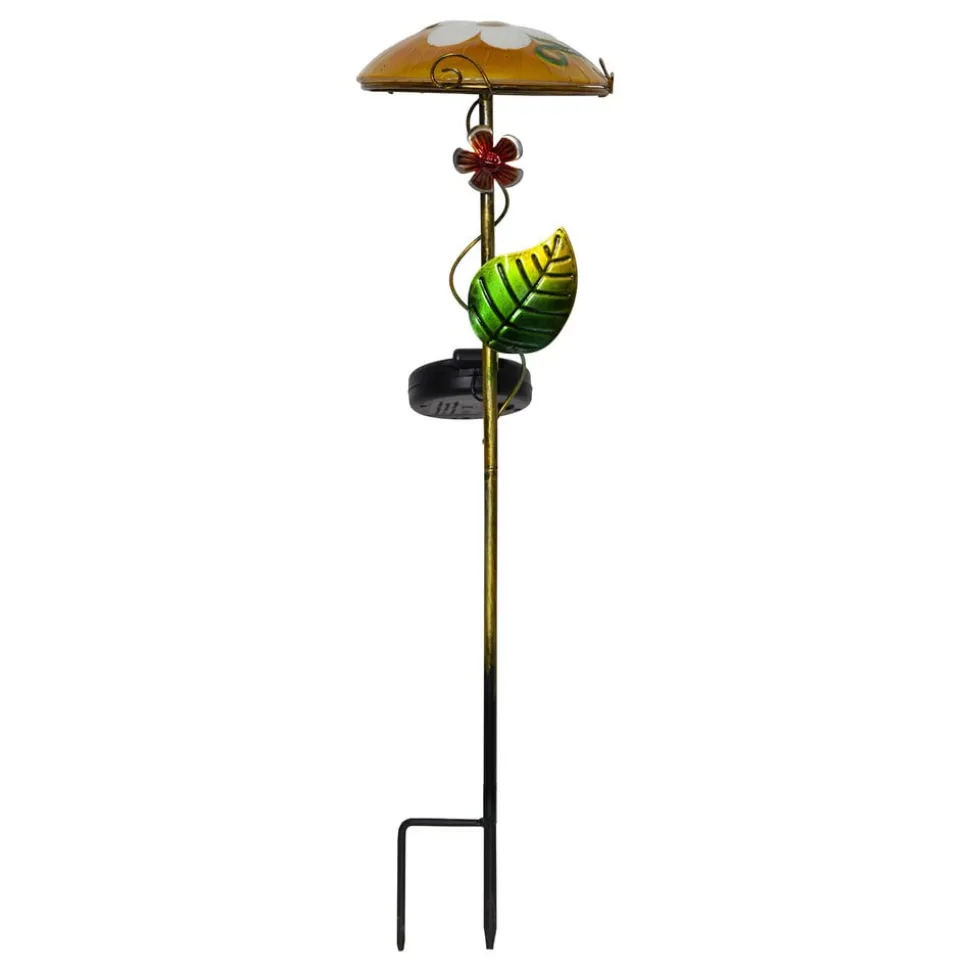 LED lamp op zonne-energie Salona, geel/groen