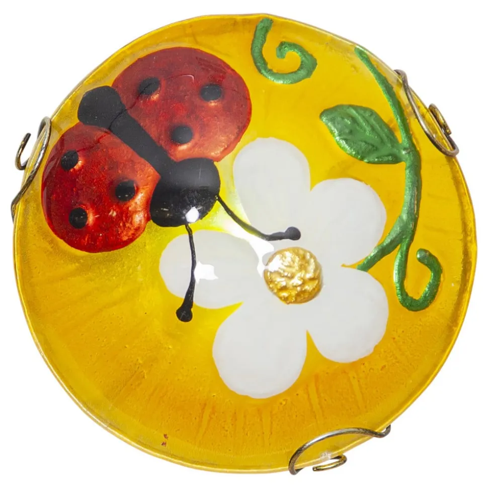 LED lamp op zonne-energie Salona, geel/groen