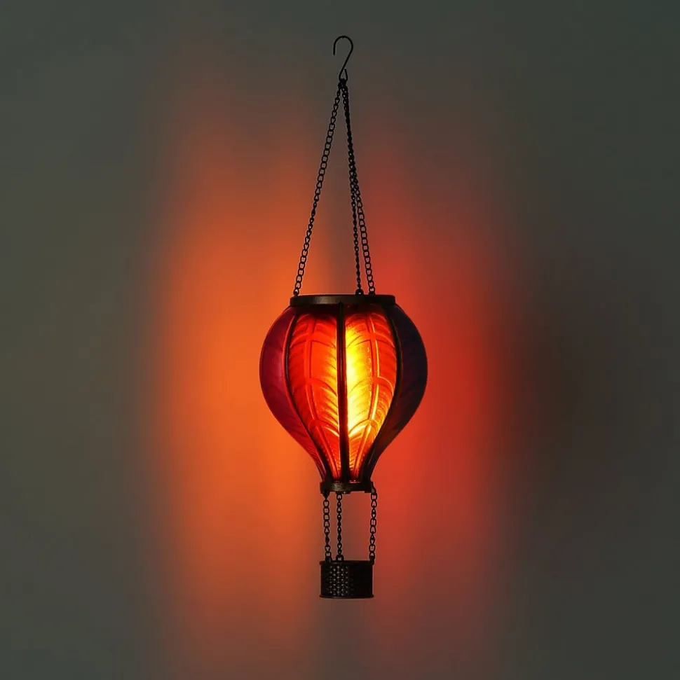 LED lamp op zonne-energie 36136B Luchtballon, kleurrijk, kunststof