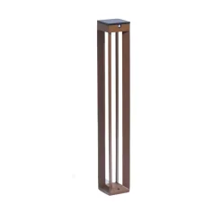 LED lamp op zonne-energie Borne sensor 90cm corten