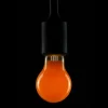 LED lamp, oranje, E27, 2 W, dimbaar