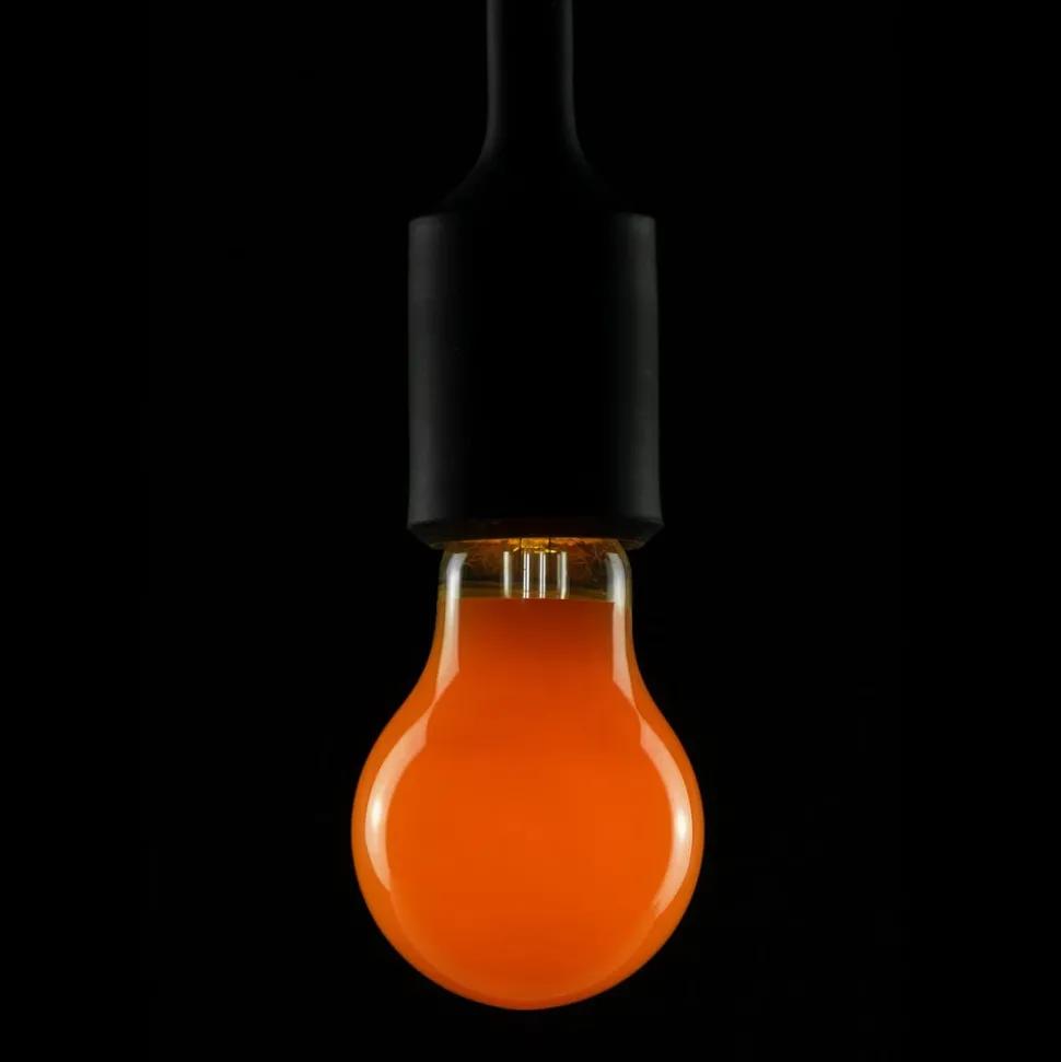 LED lamp, oranje, E27, 2 W, dimbaar