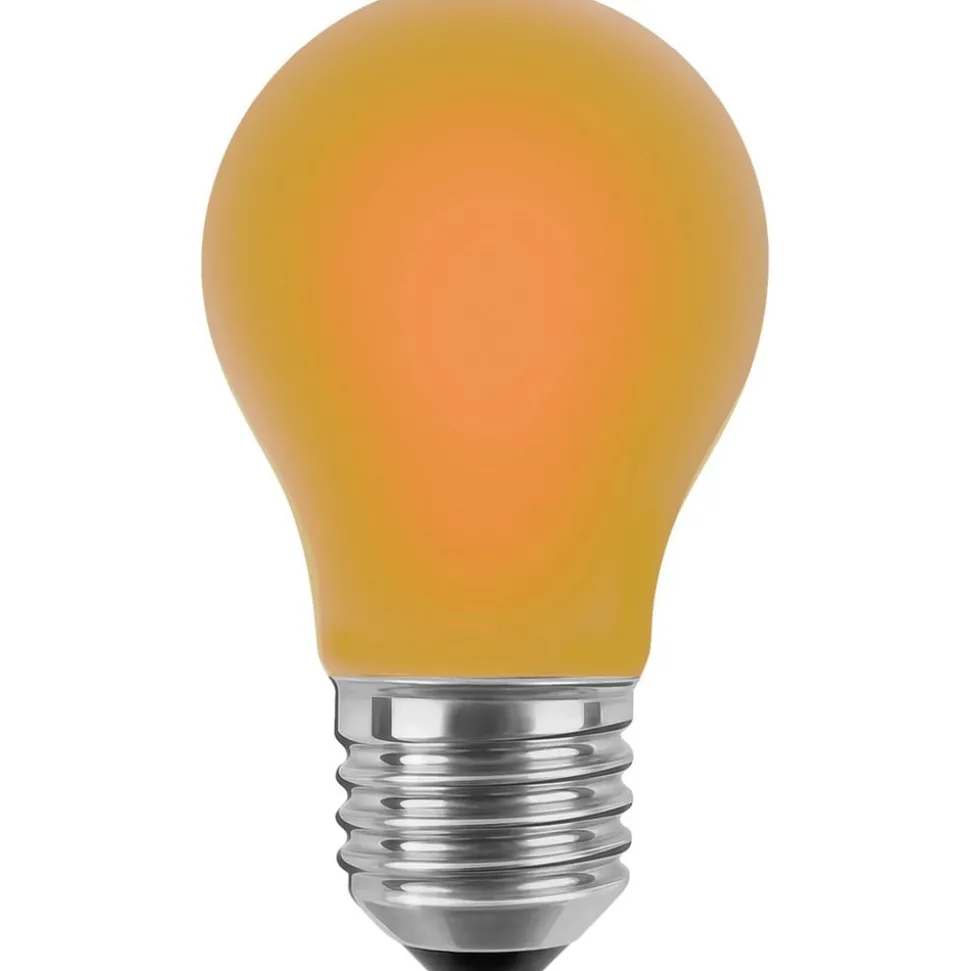 LED lamp, oranje, E27, 2 W, dimbaar