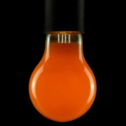 LED lamp, oranje, E27, 2 W, dimbaar