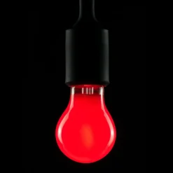 LED lamp, rood, E27, 2 W, dimbaar