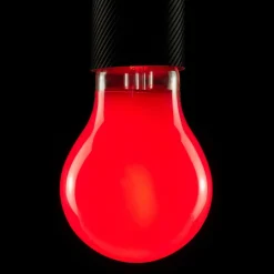 LED lamp, rood, E27, 2 W, dimbaar