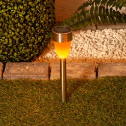 LED lamp solar 4135006 met vlammeneffect 6 per set