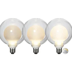 LED lamp Space E27 3,5W D125, opaal, 3-step dim