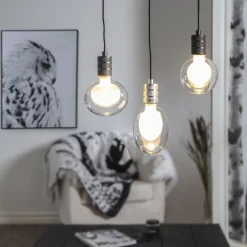 LED lamp Space E27 3,5W G150, opaal, 3-step dim