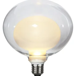 LED lamp Space E27 3,5W G150, opaal, 3-step dim