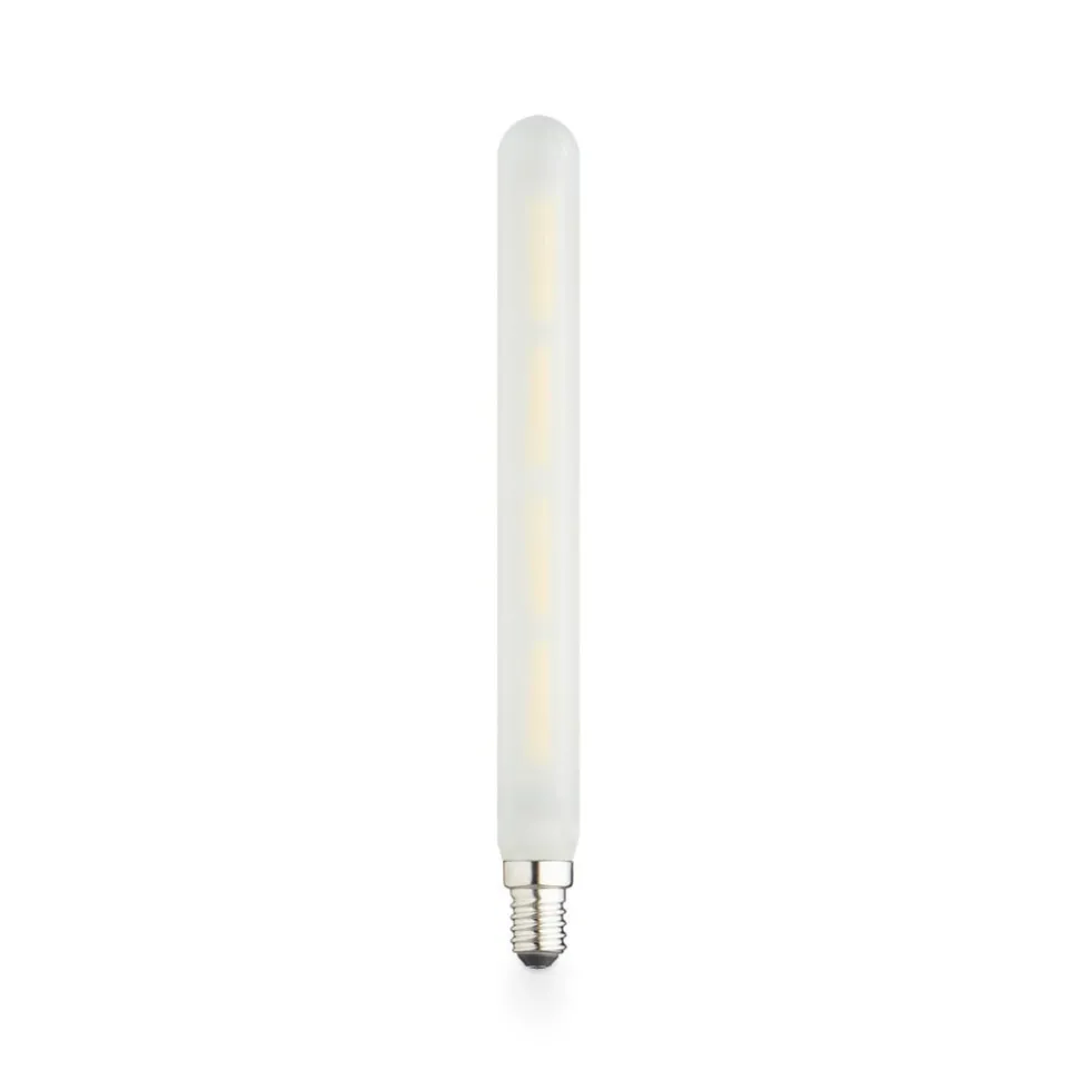 LED lamp Tube 210, mat E14 4,5 W 2.700 K dimbaar