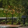 LED lamp zonne-energie Firework set aardspiesen