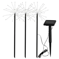 LED lamp zonne-energie Firework set aardspiesen