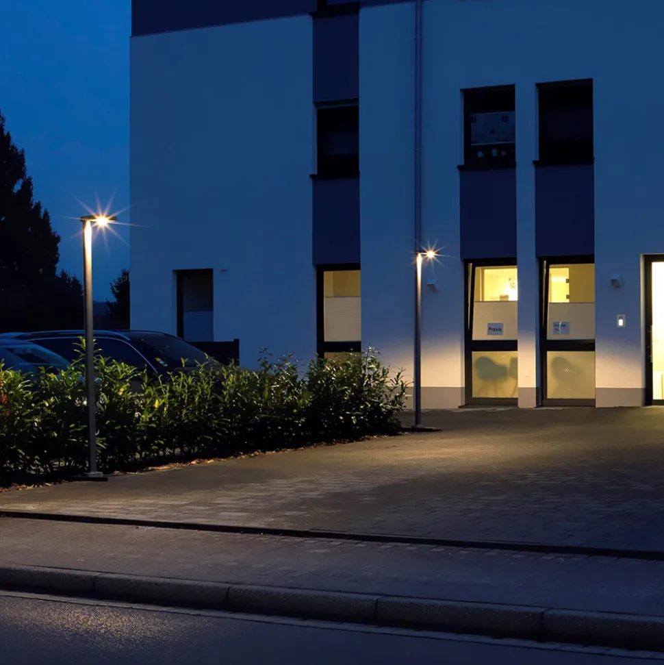 LED lantaarnpaal 866, aluminium, antraciet, hoogte 300 cm