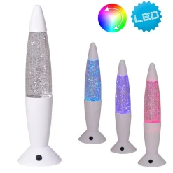 LED lavalamp Glitter