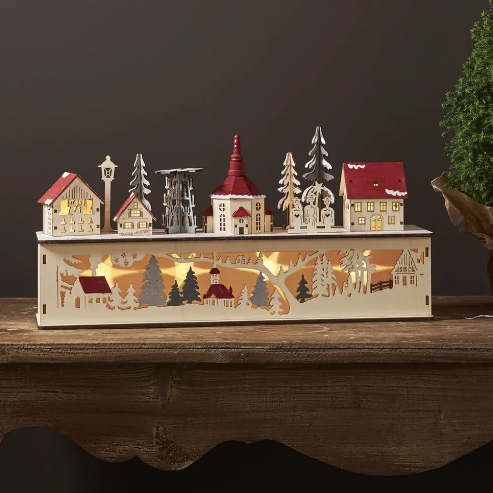 LED lichtboog Rosenheim stad, batterijvoeding