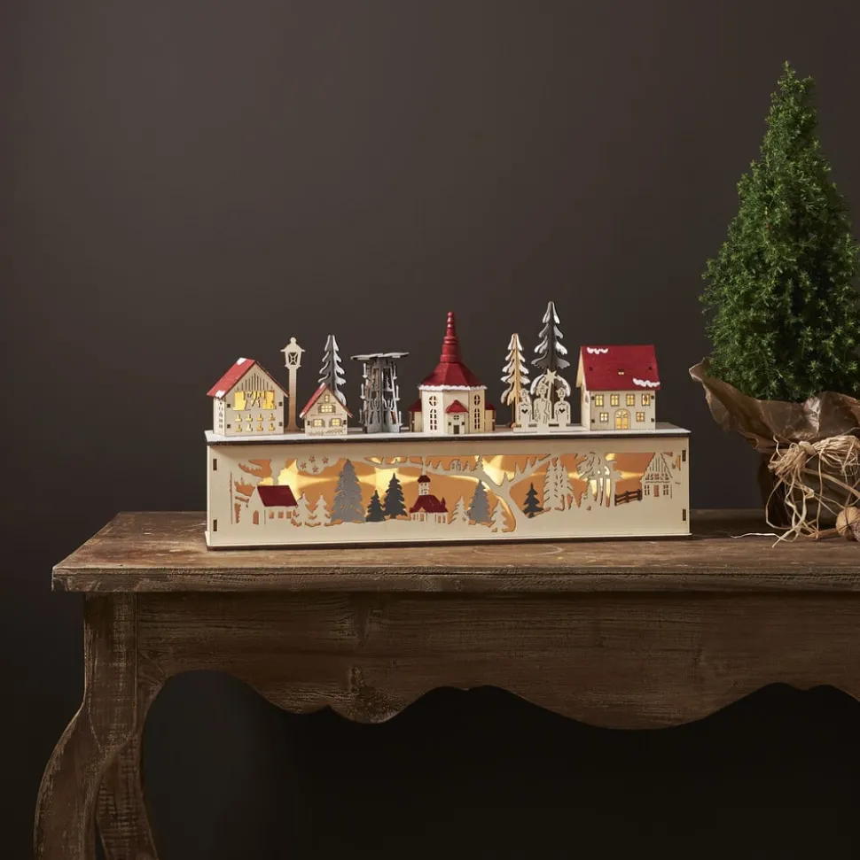 LED lichtboog Rosenheim stad, batterijvoeding