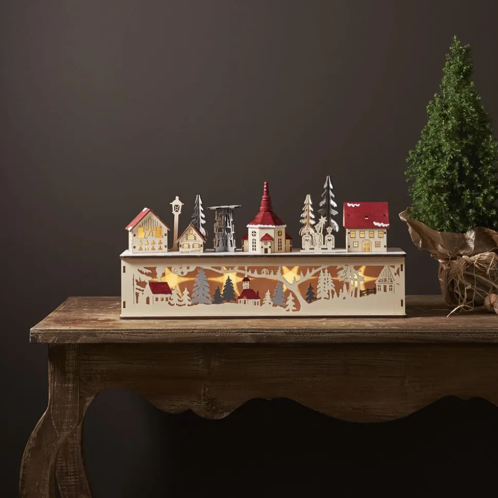 LED lichtboog Rosenheim stad, batterijvoeding