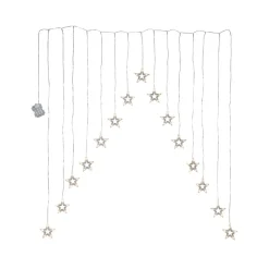 LED lichtgordijn Decystar, 15-lamps