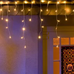LED lichtgordijn ijsregen warmwit 11m