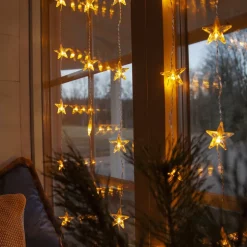 LED lichtgordijn Star Curtain, 30-lamps