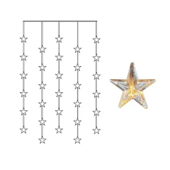 LED lichtgordijn Star Curtain, 30-lamps