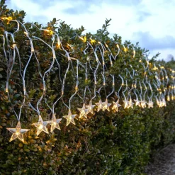 LED lichtgordijn StarNet helder kunststof lengte 480cm 160 LED's