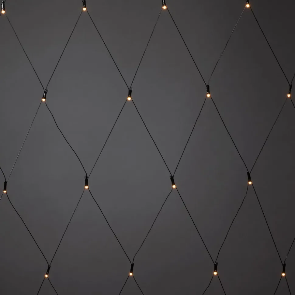 LED lichtgordijn voor buiten, 150x250cm, oranje